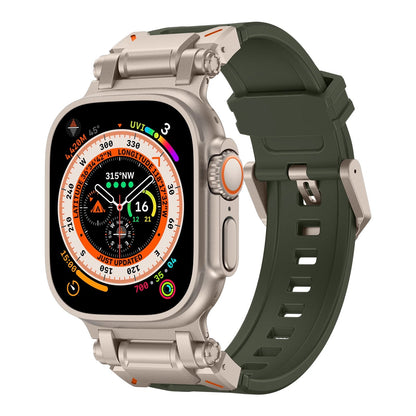 Explorer Rubber Band With Titanium Adapter For Apple Watch