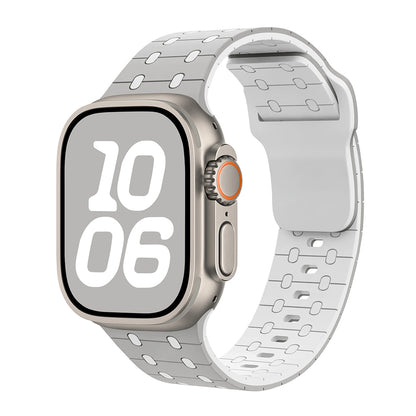 Two-Color Magnetic Silicone Band For Apple Watch