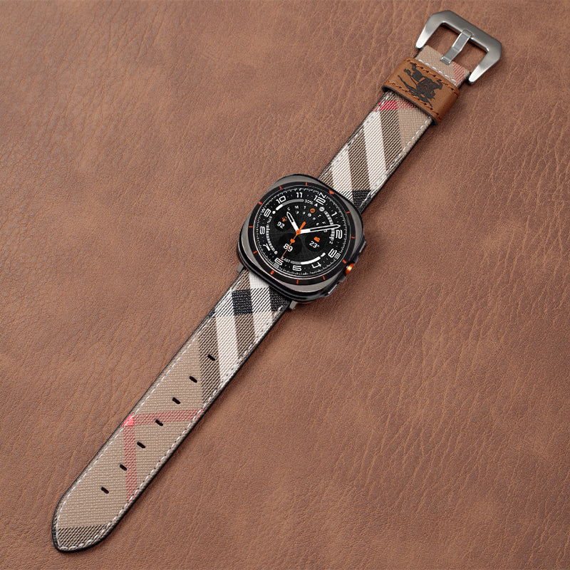 Classic Handmade Leather Band For Samsung Galaxy Watch