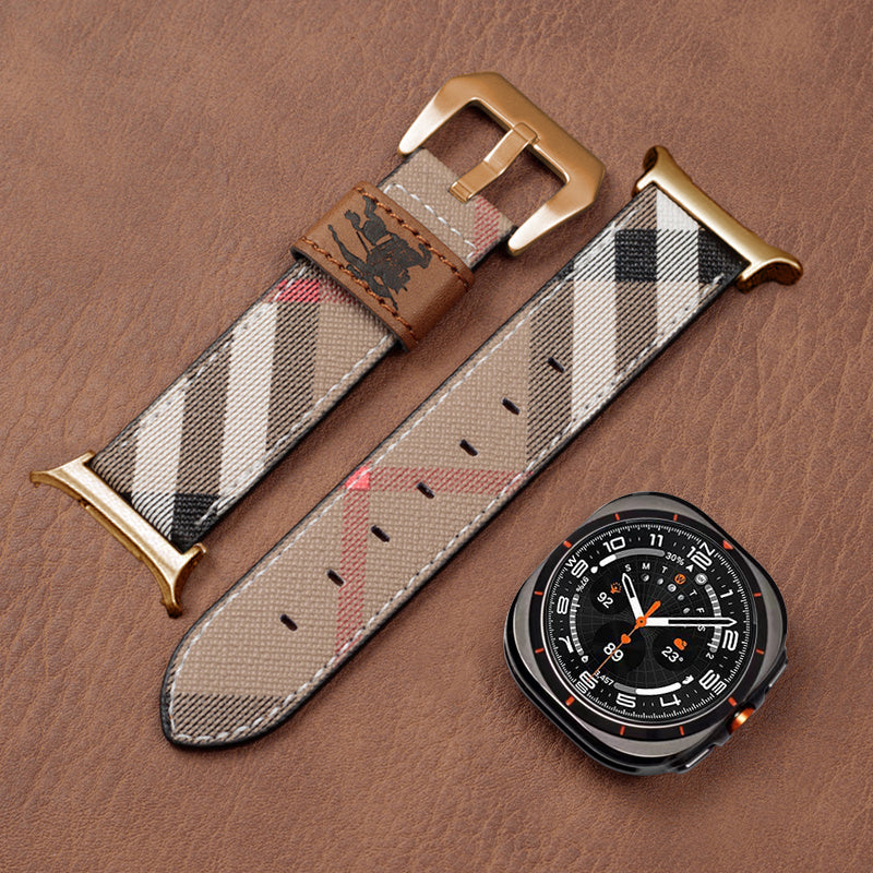 Classic Handmade Leather Band For Samsung Galaxy Watch