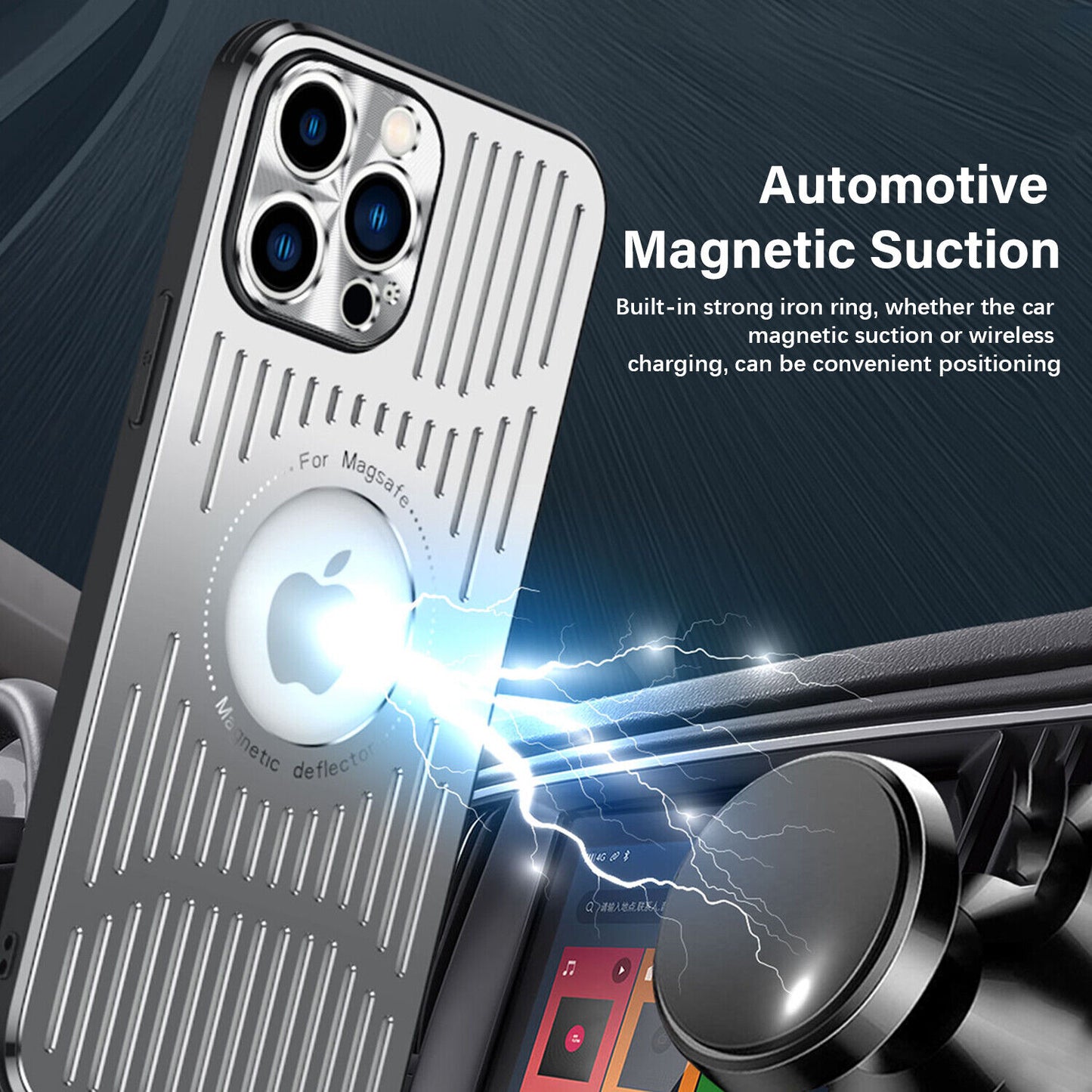 Metal Magnetic Heat Dissipation Ventilated IPhone Case
