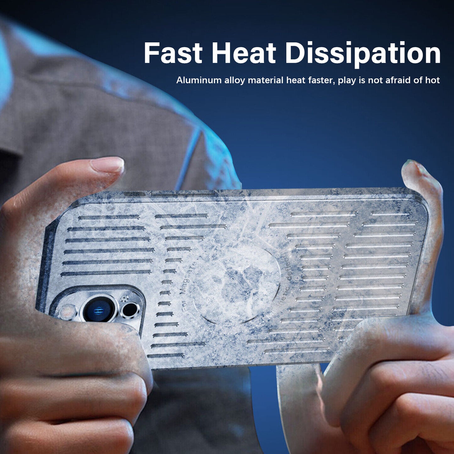 Metal Magnetic Heat Dissipation Ventilated IPhone Case