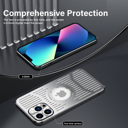 Metal Magnetic Heat Dissipation Ventilated IPhone Case