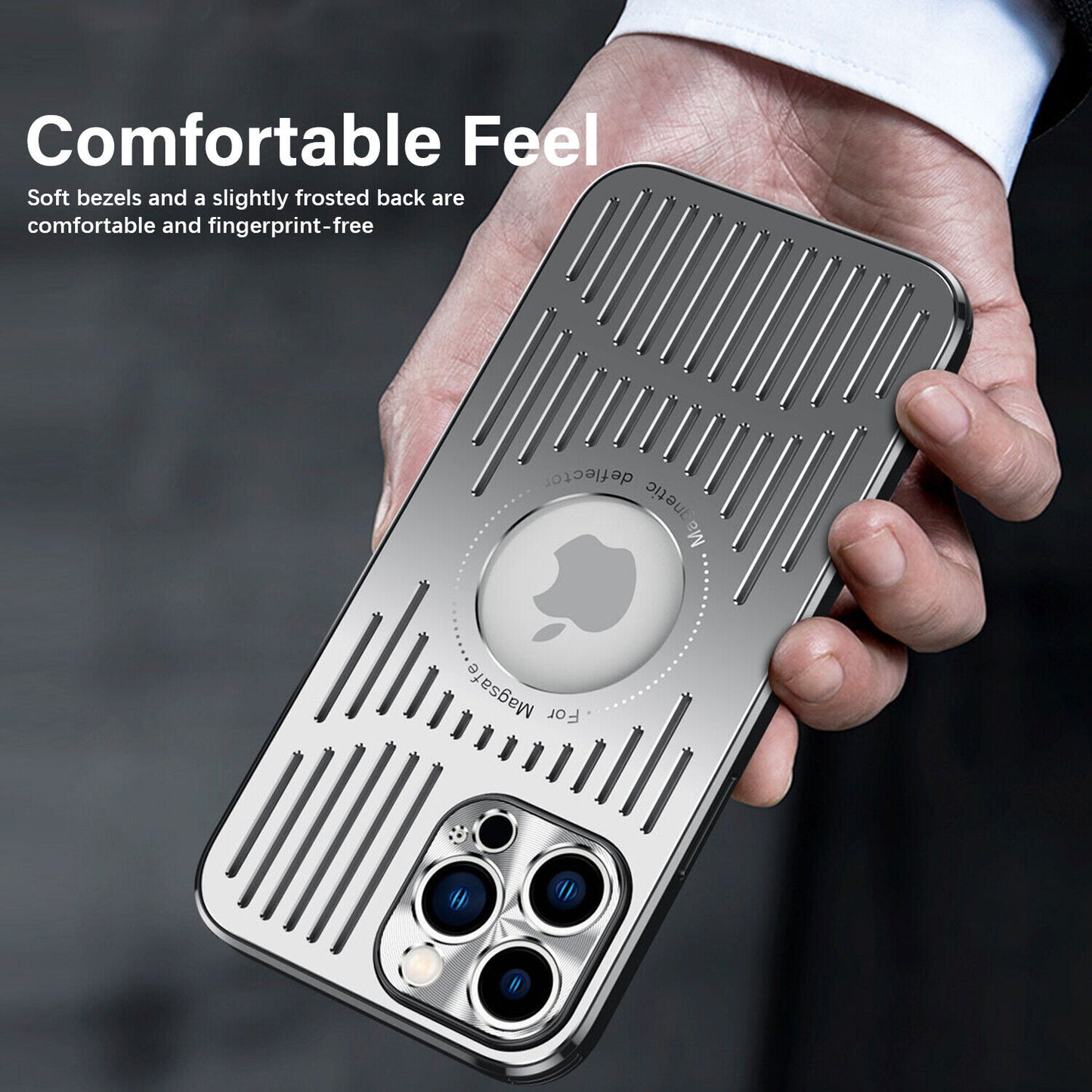 Metal Magnetic Heat Dissipation Ventilated IPhone Case