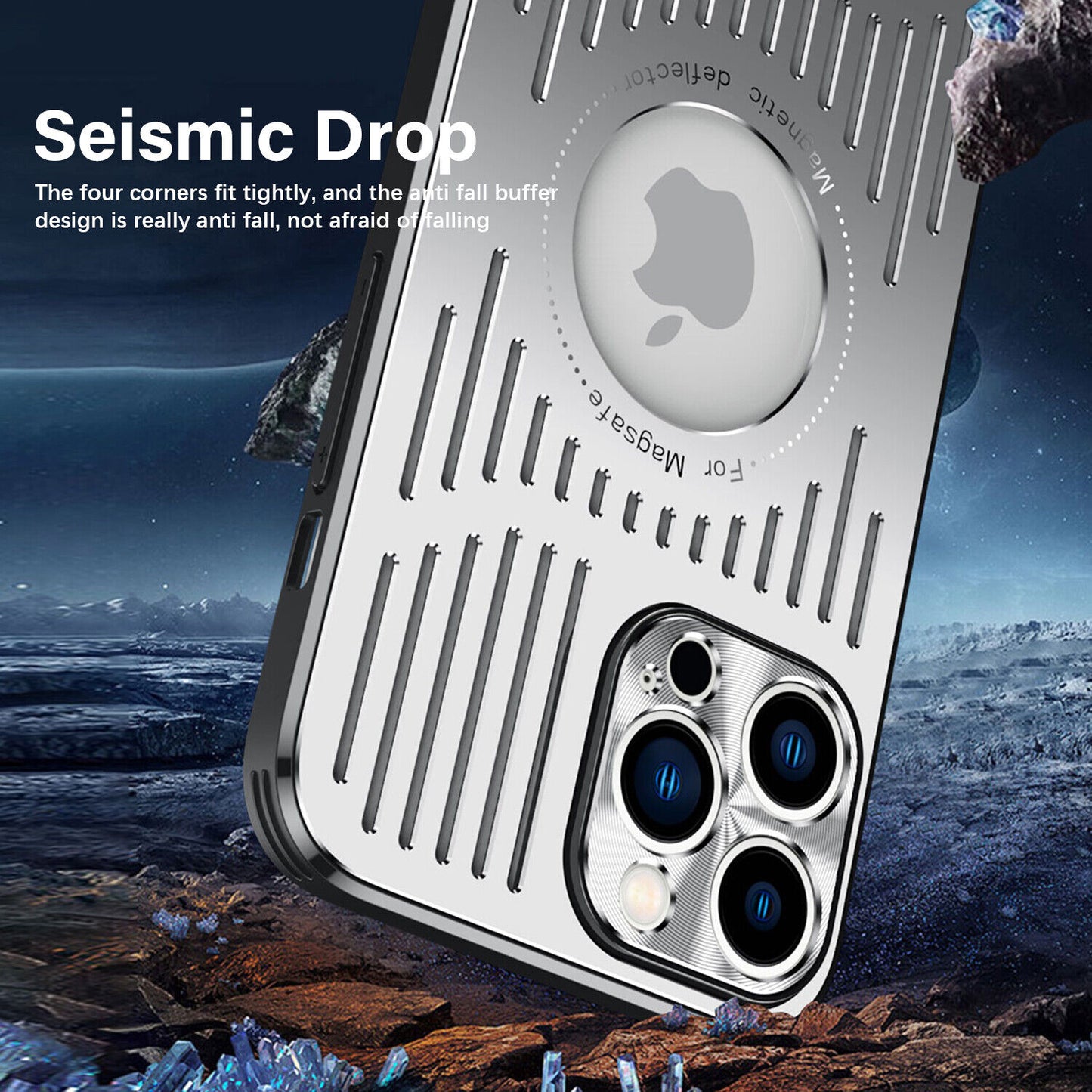 Metal Magnetic Heat Dissipation Ventilated IPhone Case